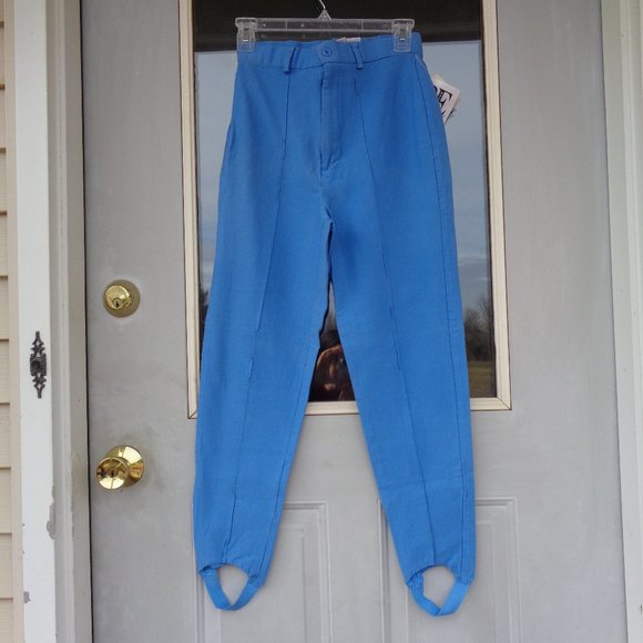 NWT vintage light blue stirup pant - Picture 6 of 11